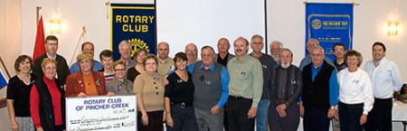 Friends of Boun Lod from the Pincher Creek Rotary Club.