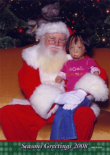Boun Lod with Santa